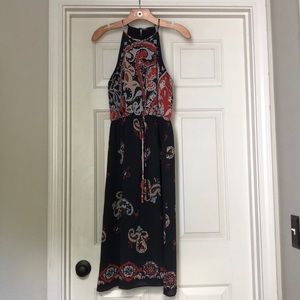 Loft Floral Midi Dress